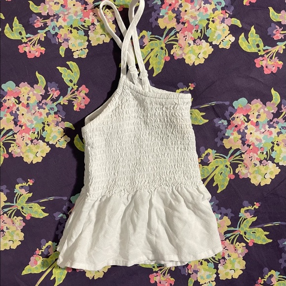 LA HEARTS | PacSun Cute Smocked Crop Top Tank Shirt Beachy Summer Size Small EUC - Picture 11 of 15